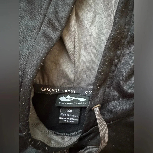 Cascade Sport black pullover hoodie xxl - Picture 5 of 10